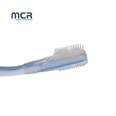 Nursing Product Comfortable and Hygienic Silicone Brush Head Suction Toothbrush for ICU Patients