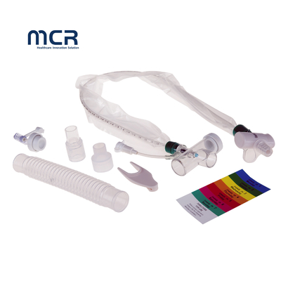 سعر جيد قسطرة الشفط المغلقة ذات الأكمام المكفولة من PU لـ Tracheostomy مع منفذ الري الانترنت