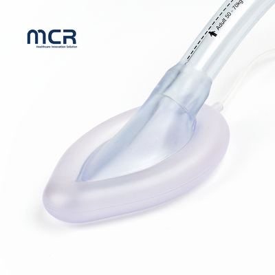 Transparent Color PVC Laryngeal Mask Airway With Regualr OD ET Tube