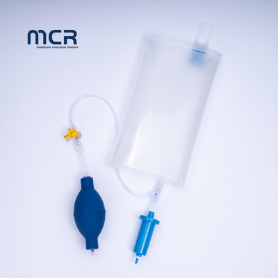 أكياس التسريب الضغطية MCR 500/ 1000ml مصنوعة من بنية البولي يوريثان سميكة ودائمة مع مؤشر الضغط
