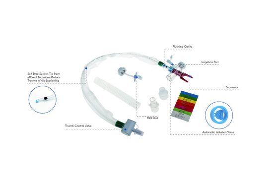 سعر جيد نظام شفط مغلق لمرة واحدة أنبوب القفازات الطبي المعدات الطبية النوع T التنظيف التلقائي 72H الانترنت